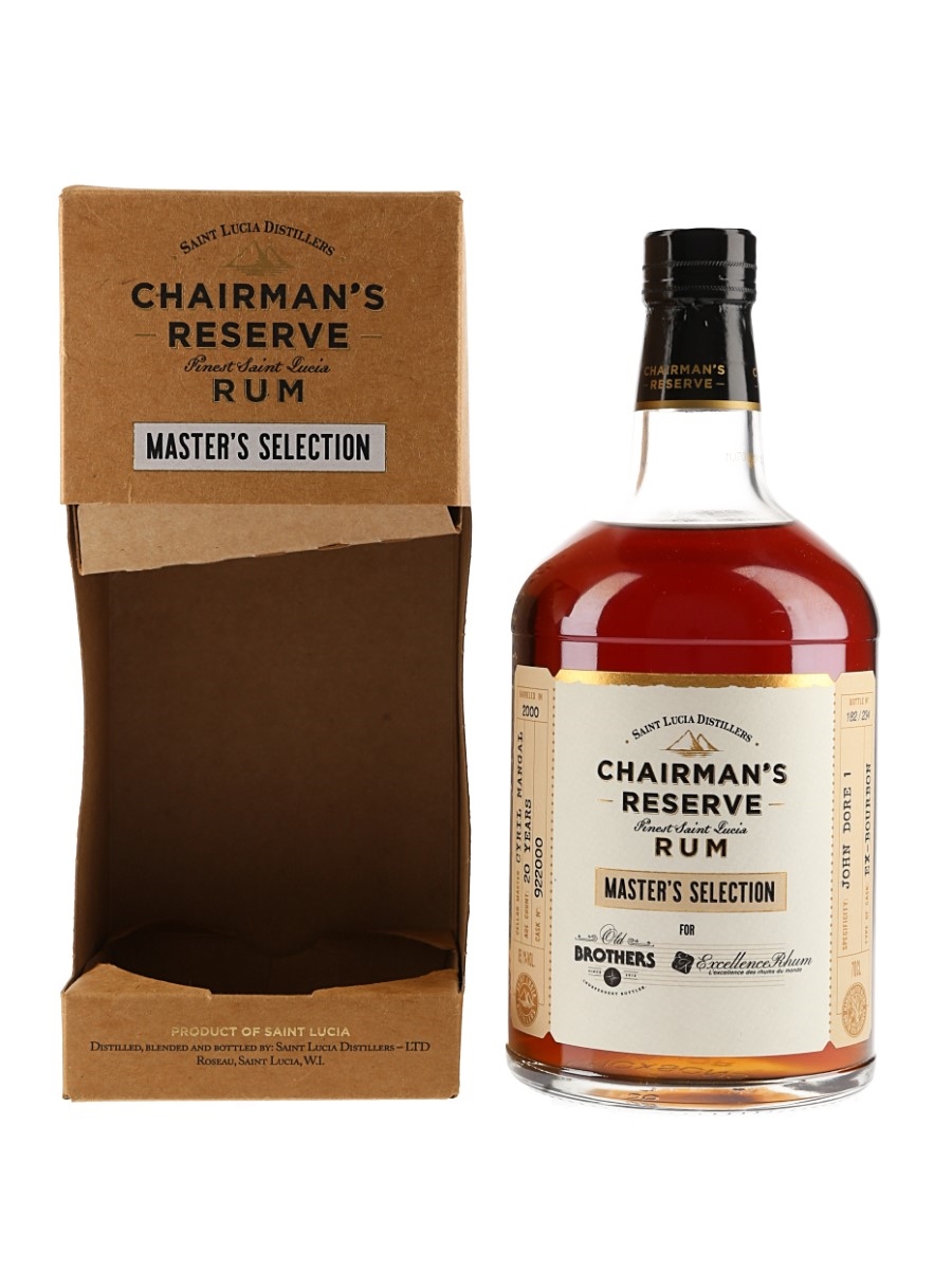 Chairman's Reserve 2000 20 Year Old Master's Selection Old Brothers & Excellence Rhum 70cl / 65.1%