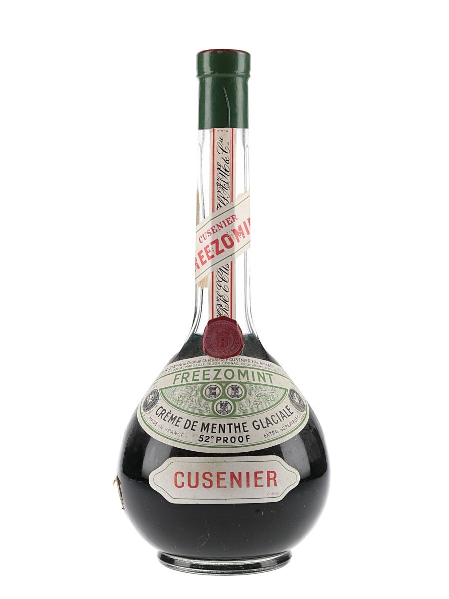 Cusenier Freezomint Creme De Menthe Bottled 1960s 75cl / 30%