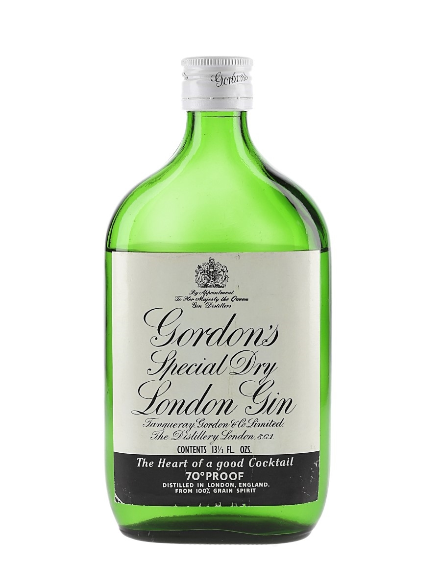 Gordon's Special Dry London Gin Bottled 1970s 37.8cl / 40%