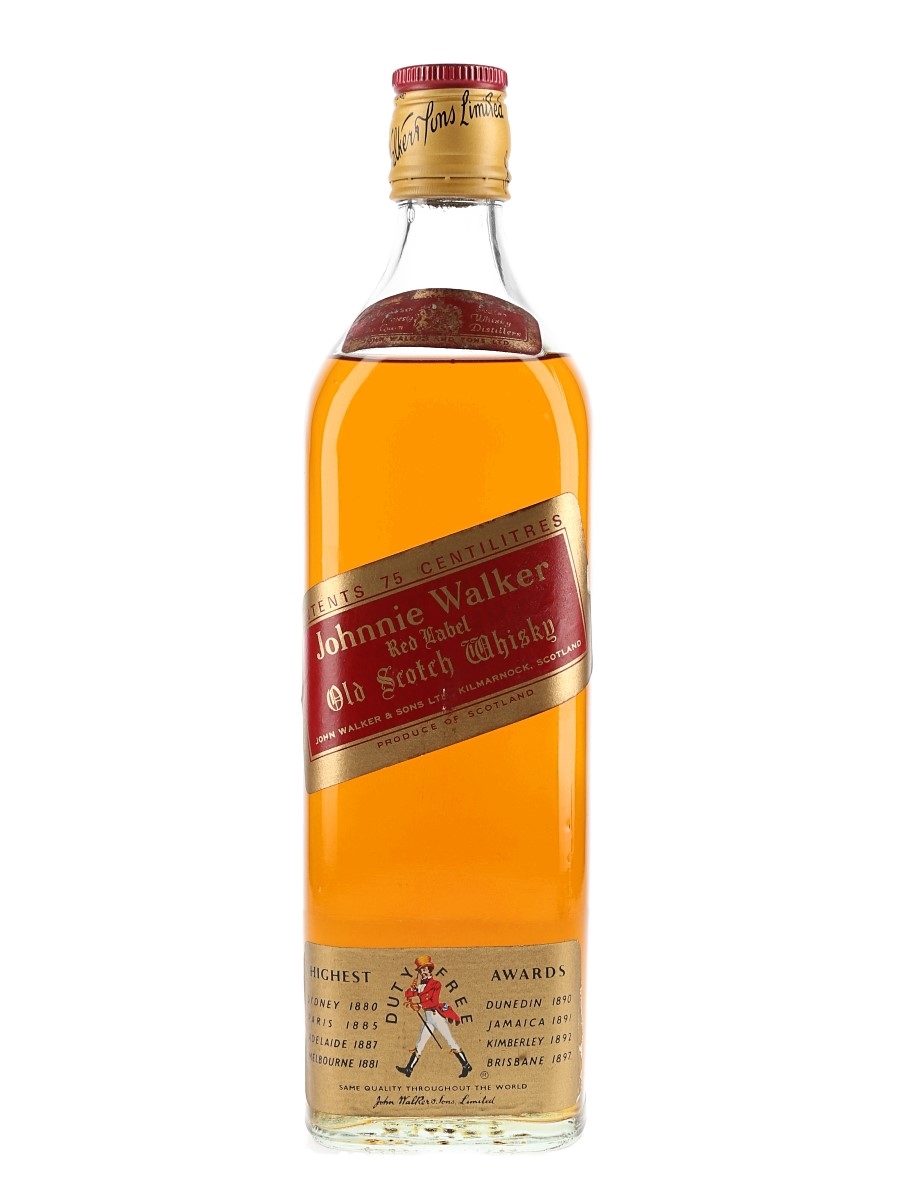 Johnnie Walker Red Label Bottled 1980s - Duty Free 75cl / 43%
