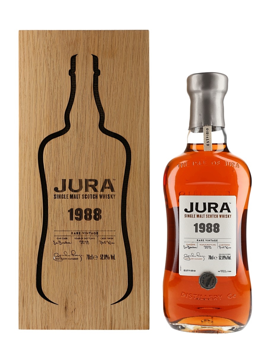 Jura 1988 Rare Vintage Bottled 2019 70cl / 52.8%