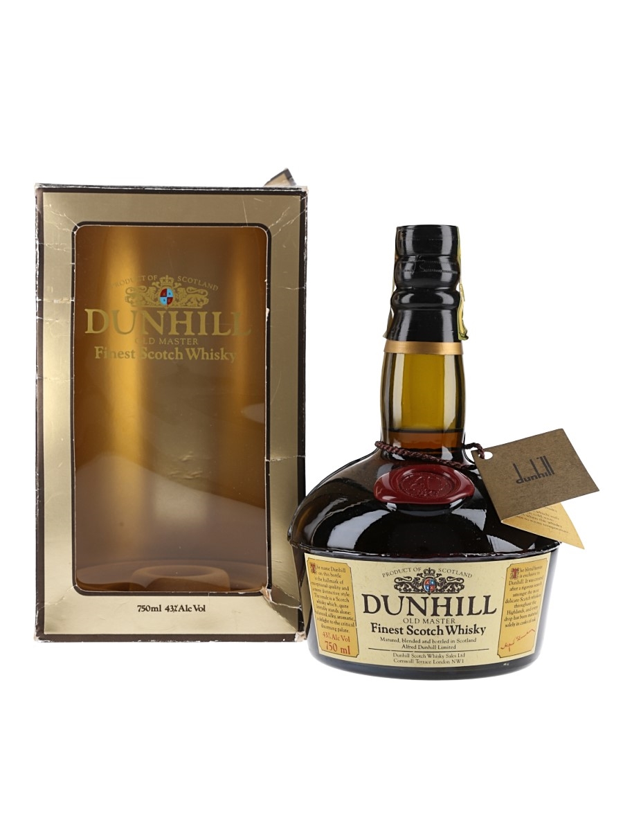 Dunhill Old Master Finest Scotch Whisky Bottled 1980s 75cl / 43%