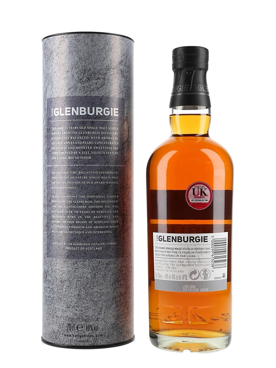 Ballantine's Glenburgie 15 Years 長期熟成 Glenburgie 15 year old Ballantine's Malt -