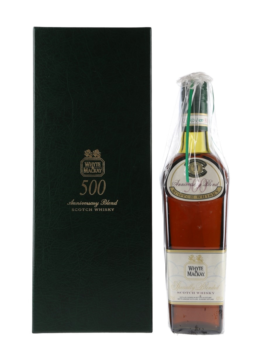 Whyte & Mackay 500 Anniversary Blend Spirit of Scotland Trophy Bottled 1994 - 500 Years Of Scotch Whisky 75cl / 43%