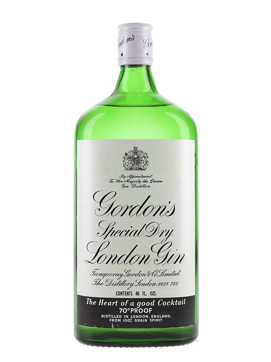 Gordon's Special Dry London Gin Bottled 1970s 100cl / 40%