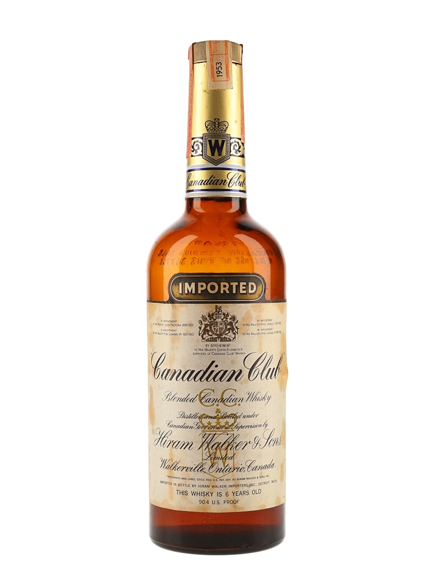 Canadian Club 1953 6 Year Old  75cl / 45.2%