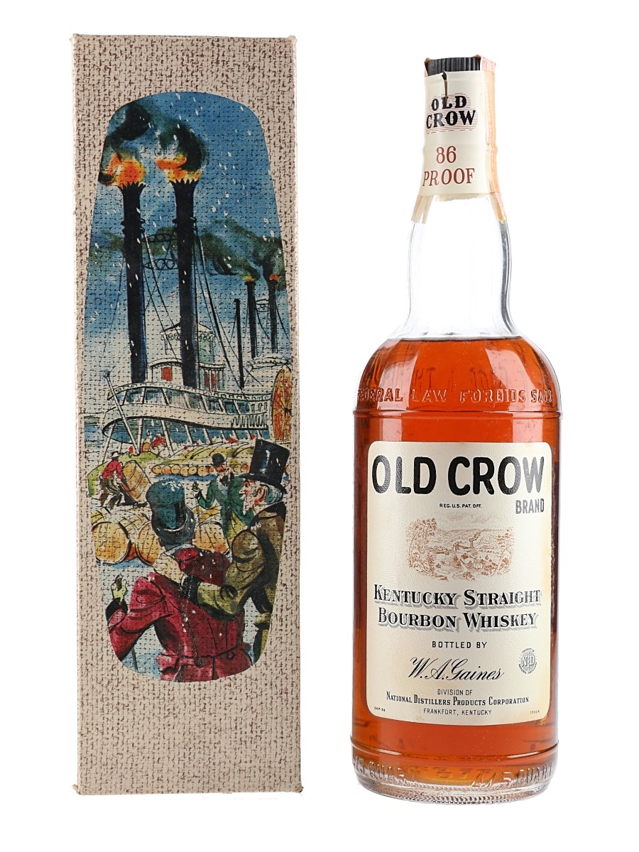 Old Crow 4 Year Old Bottled 1950s 75.7cl / 43%