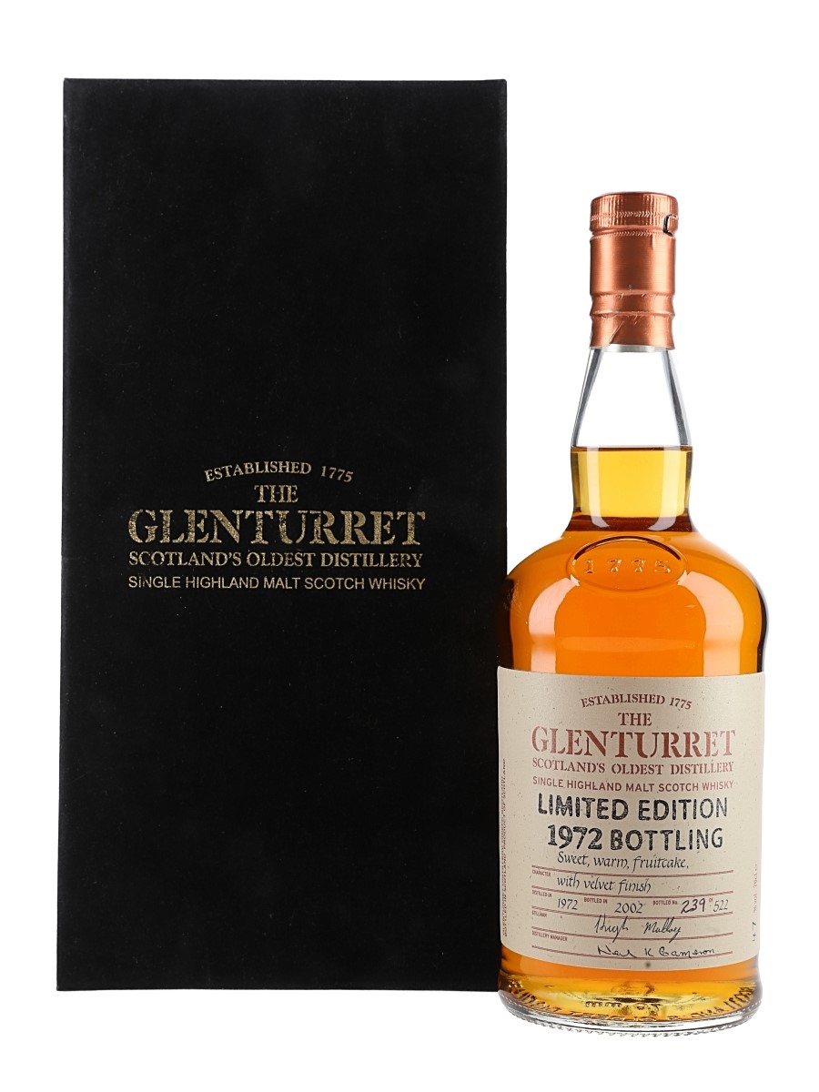 Glenturret 1972 Limited Edition Bottled 2002 70cl / 47%