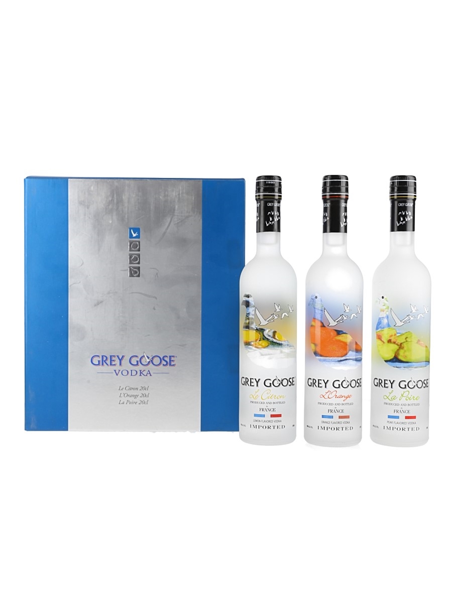 Grey Goose Vodka Set  3 x 20cl / 40%