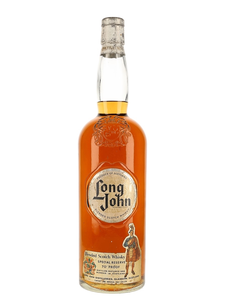 Long John - Imperial Half Gallon Large Format - Bottled 1960s-1970s 227cl / 40%