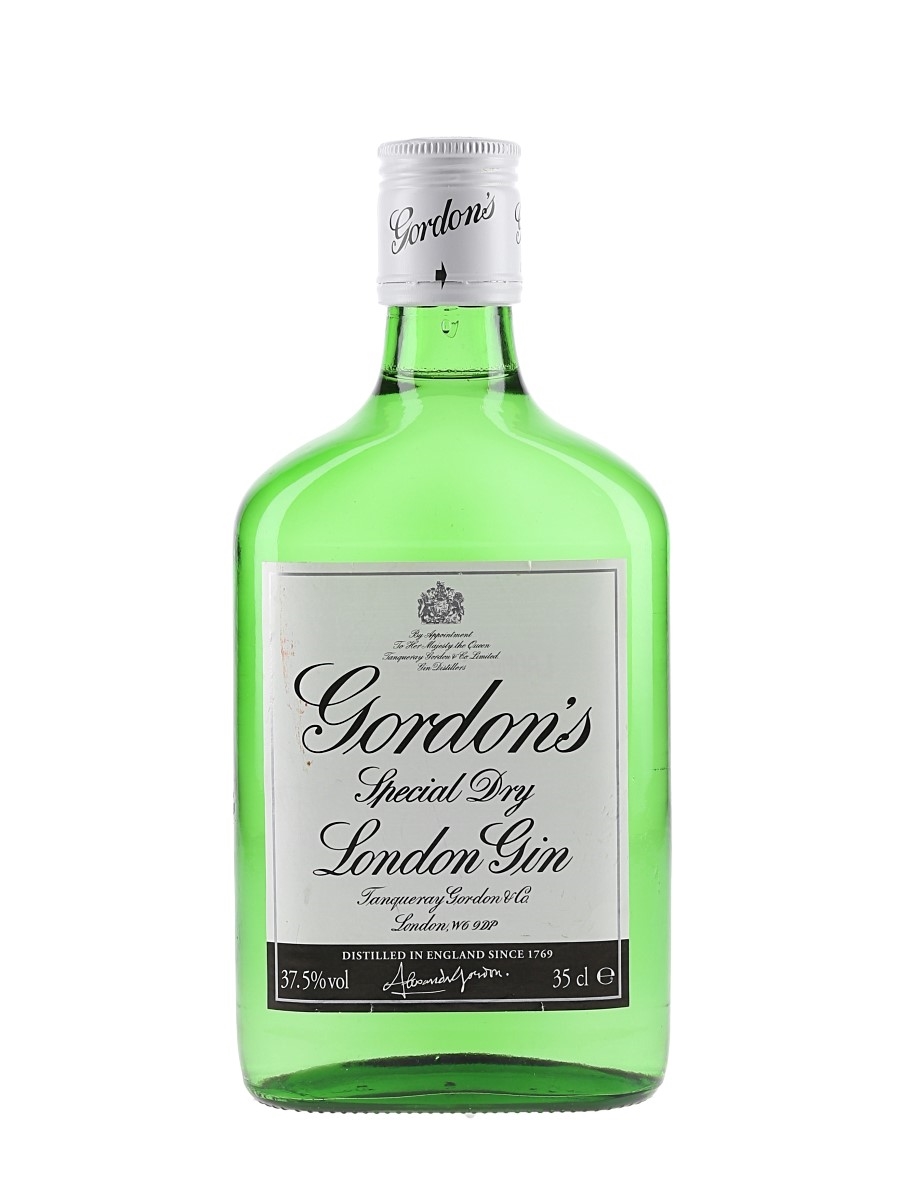 Gordon's Special Dry London Gin Bottled 1990s 35cl / 37.5%