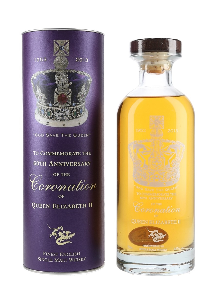 The English Whisky Co Coronation Bottling Bottled 2013 70cl / 46%