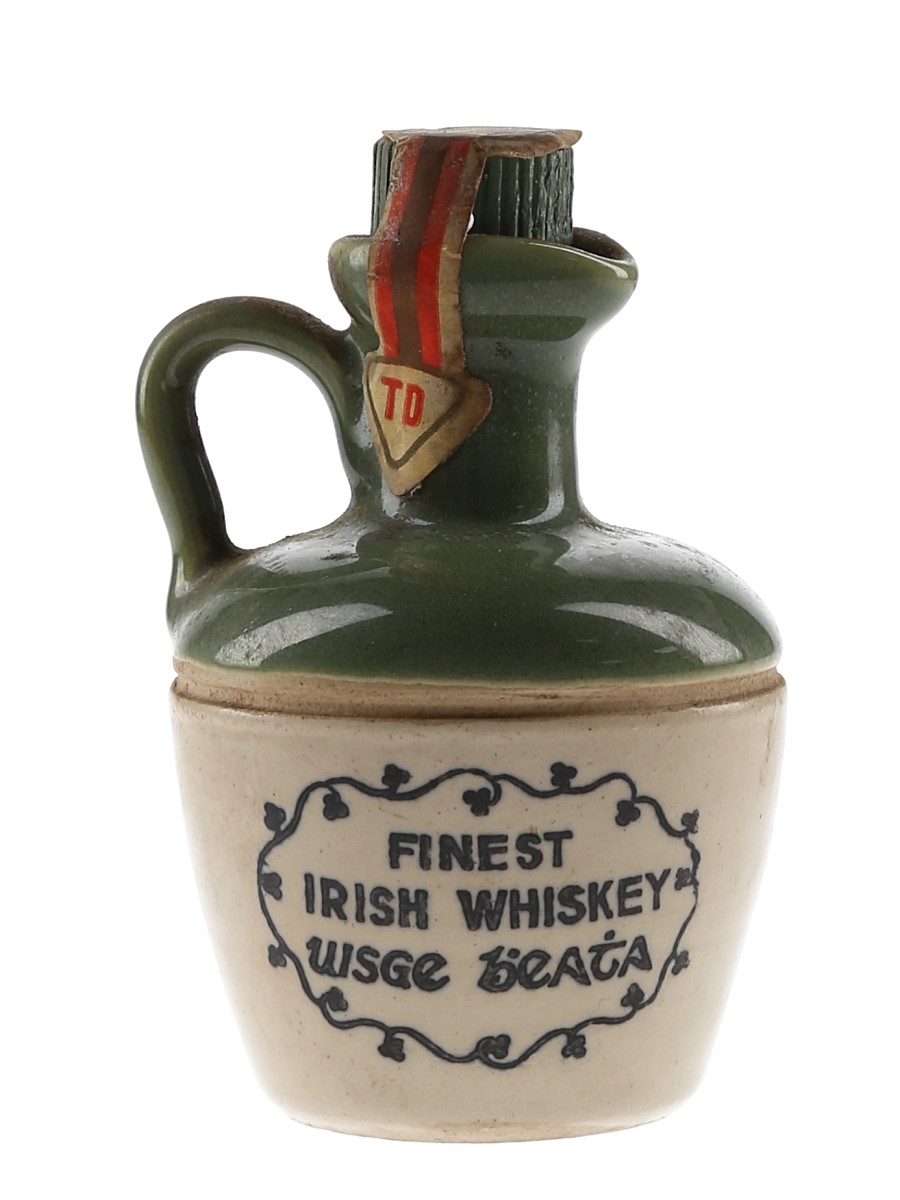 Tullamore Dew 10 Year Old Bottled 1970s - Ceramic Decanter 5cl