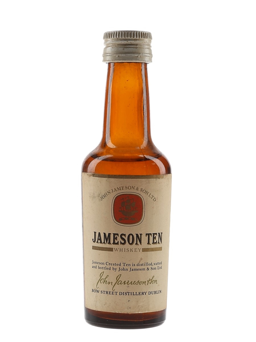 Jameson Ten Bottled 1960s-1970s - Bow Street Distillery 7cl