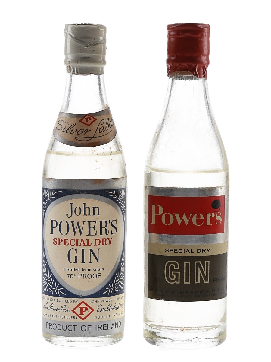 John Power's Silver Label & Special Dry Gin - Lot 155764