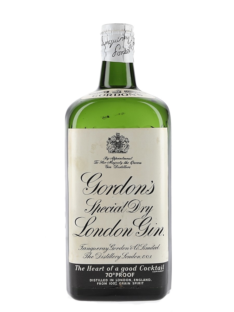 Gordon's Special Dry London Gin Bottled 1960s - Spring Cap 75cl / 40%