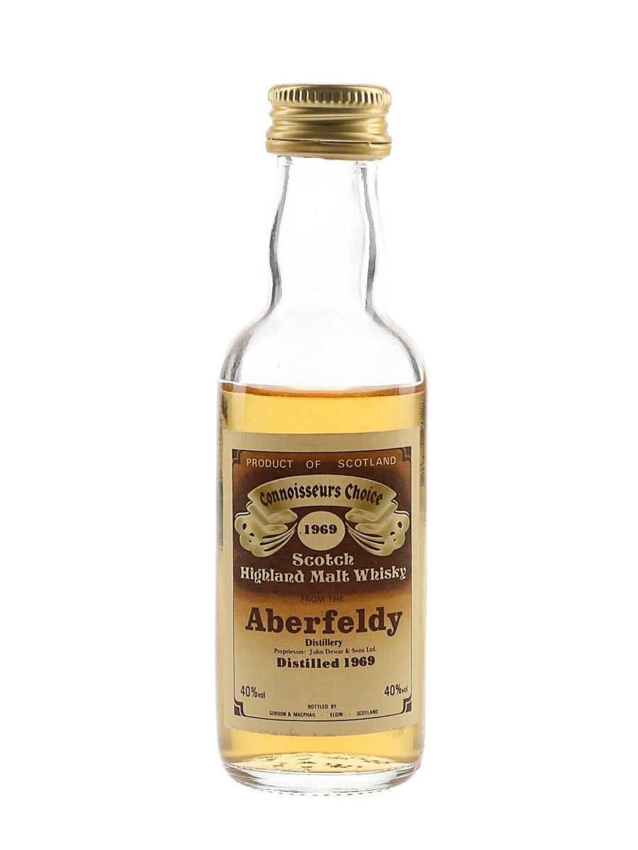 Aberfeldy 1969 Connoisseurs Choice Bottled 1980s - Gordon & MacPhail 5cl / 40%