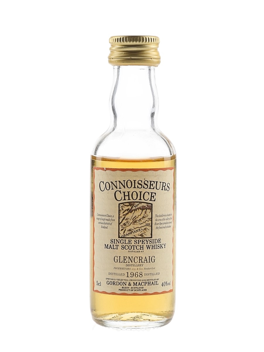 Glencraig 1968 Connoisseurs Choice Bottled 1990s - Gordon & MacPhail 5cl / 40%