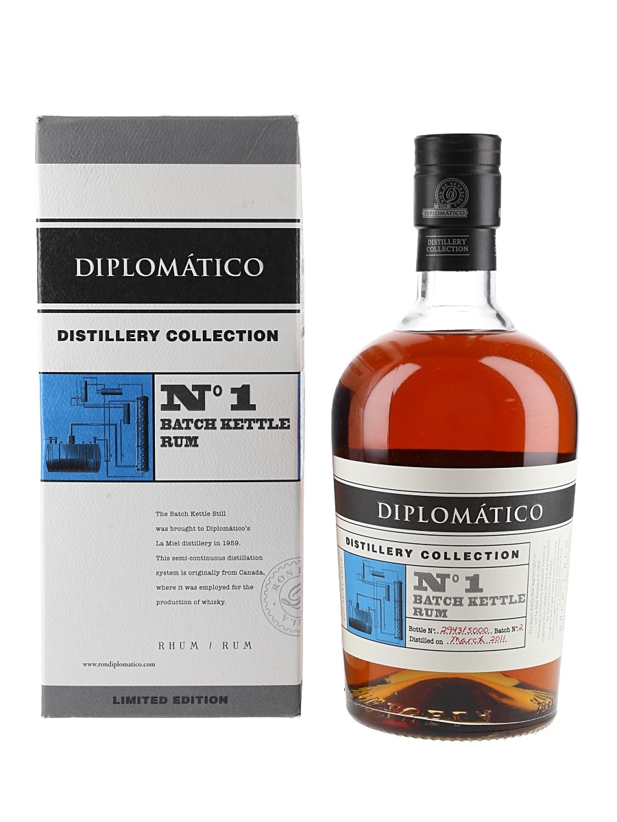 Diplomatico 2011 Batch Kettle Rum Distillery Collection No.1 70cl / 47%