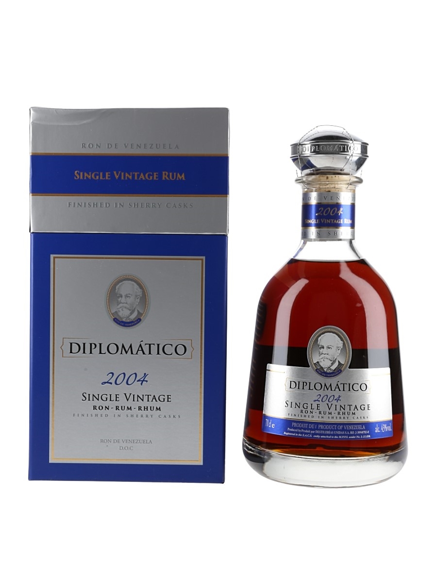 Diplomatico Single Vintage 2004 12 Year Old Rum  70cl / 43%