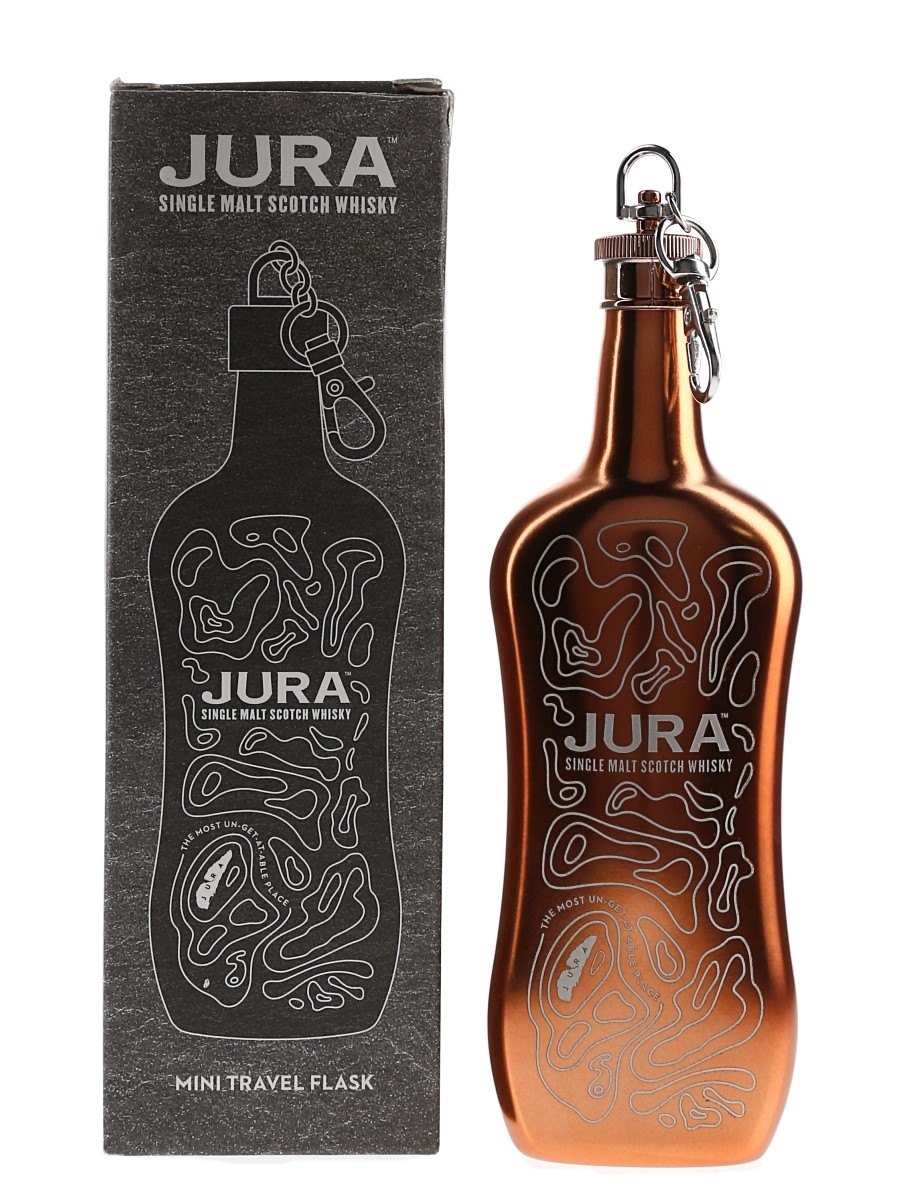 Jura Mini Travel Hip Flask  20cm x 5cm