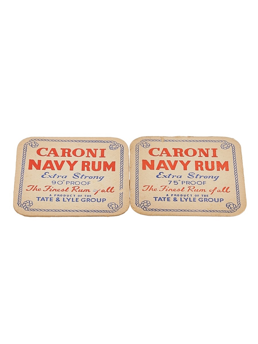 Caroni Navy Rum Coasters  9.5cm x 9.5cm