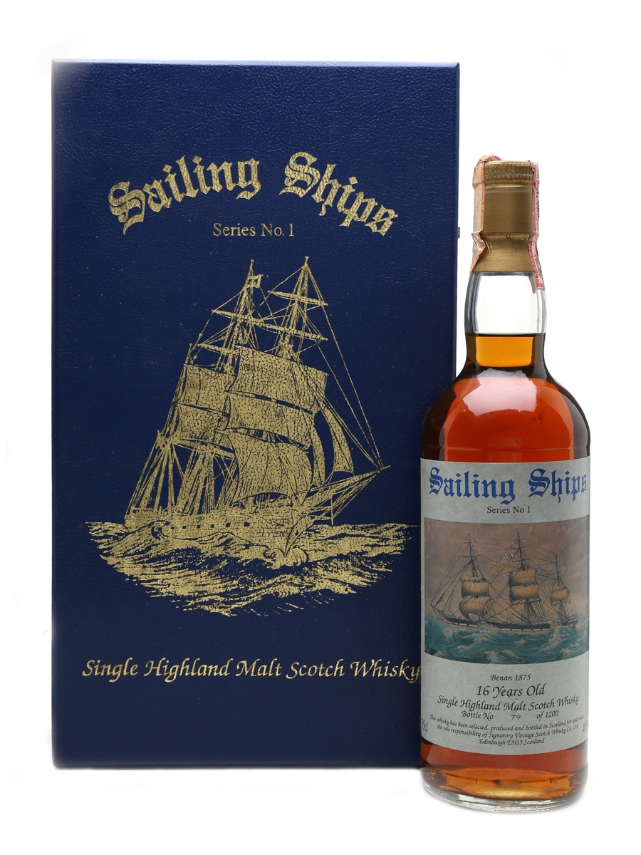 Caperdonich 1972 16 Year Old Signatory Vintage - Sailing Ships Series 75cl / 40%