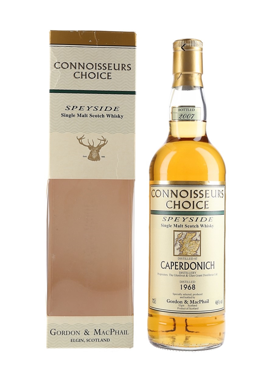 Caperdonich 1968 Connoisseurs Choice Bottled 2007 - Gordon & MacPhail 70cl / 46%