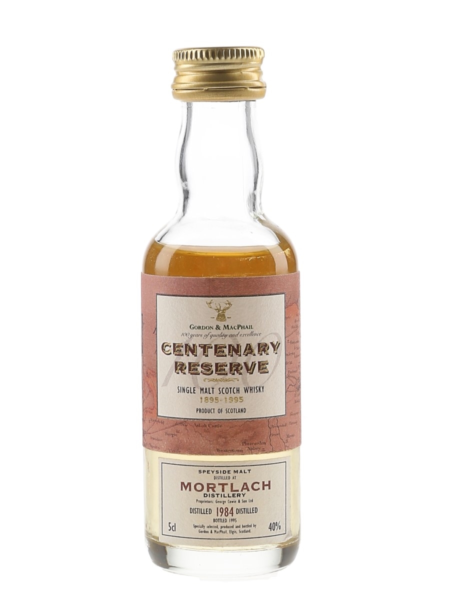 Mortlach 1984 Centenary Reserve Bottled 1995 - Gordon & MacPhail 5cl / 40%