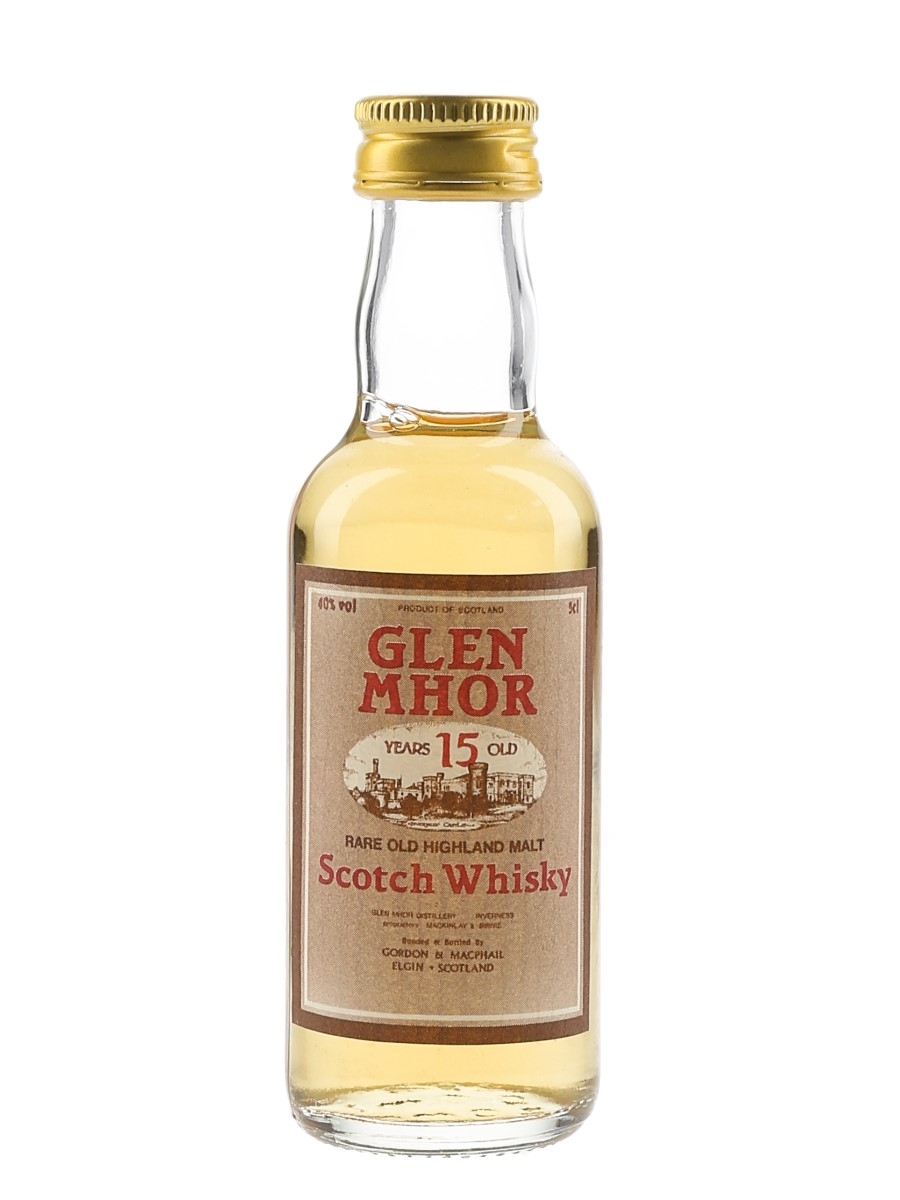 Glen Mhor 15 Year Old Bottled 1990s - Gordon & MacPhail 5cl / 40%