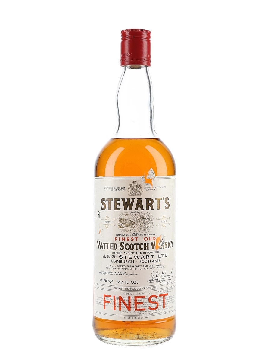 Stewart's Finest Old Vatted Bottled 1970s 75.7cl / 40%