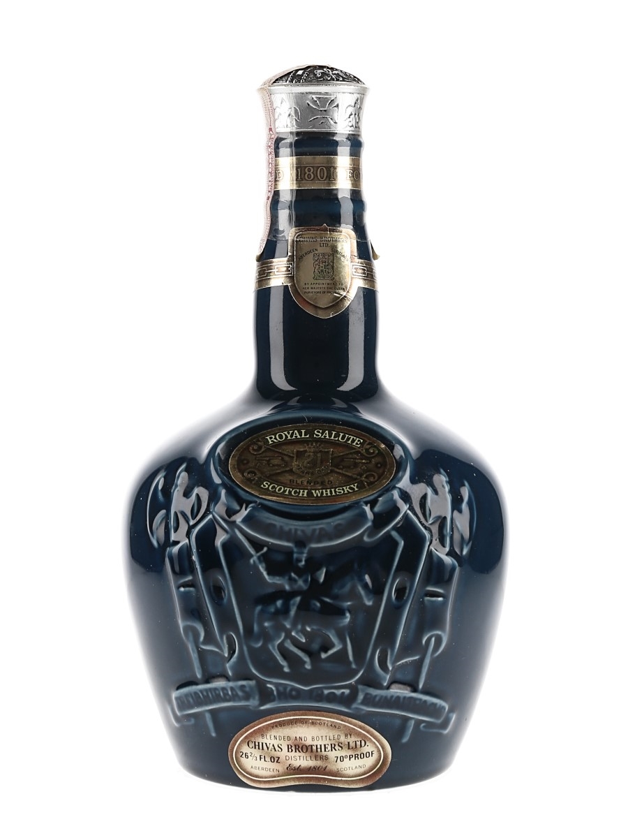 Sold at Auction: 1 Blle Scotch Whisky CHIVAS BROTHERS,  ROYAL SALUTE, 21  ans d'âge