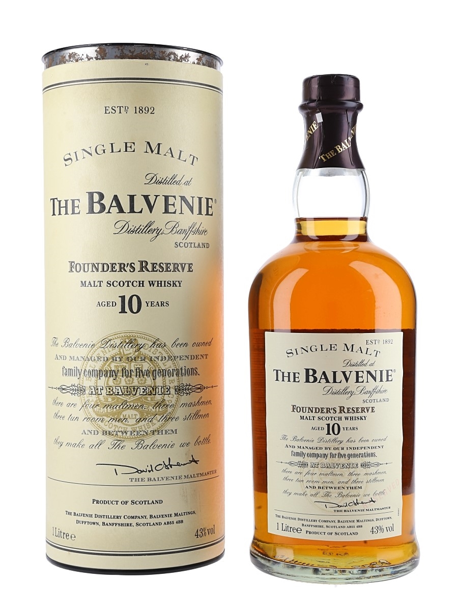 Balvenie 10 Year Old Founder's Reserve 100cl / 43%