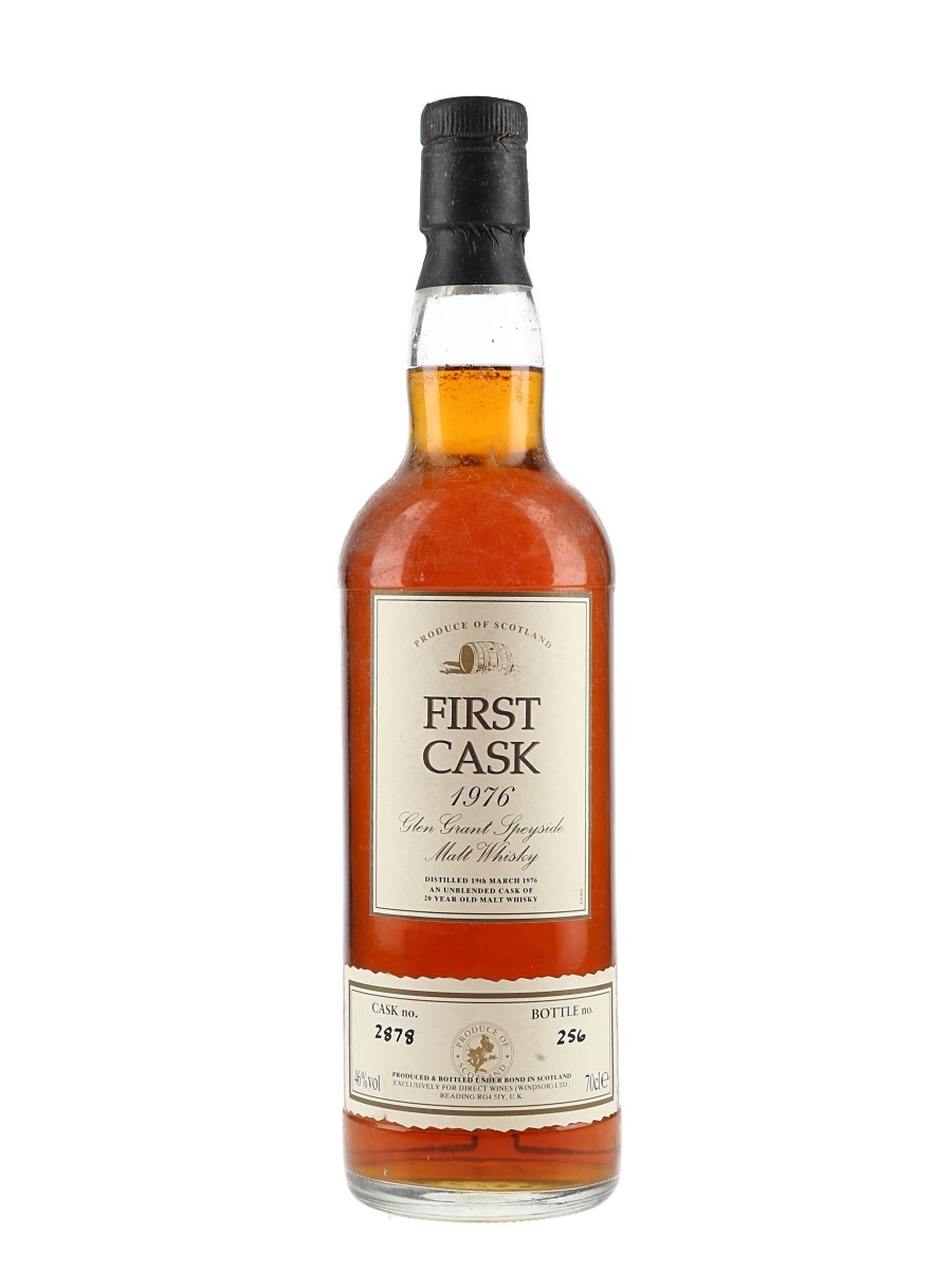 Glen Grant 1976 20 Year Old Cask 2878 First Cask 70cl / 46%