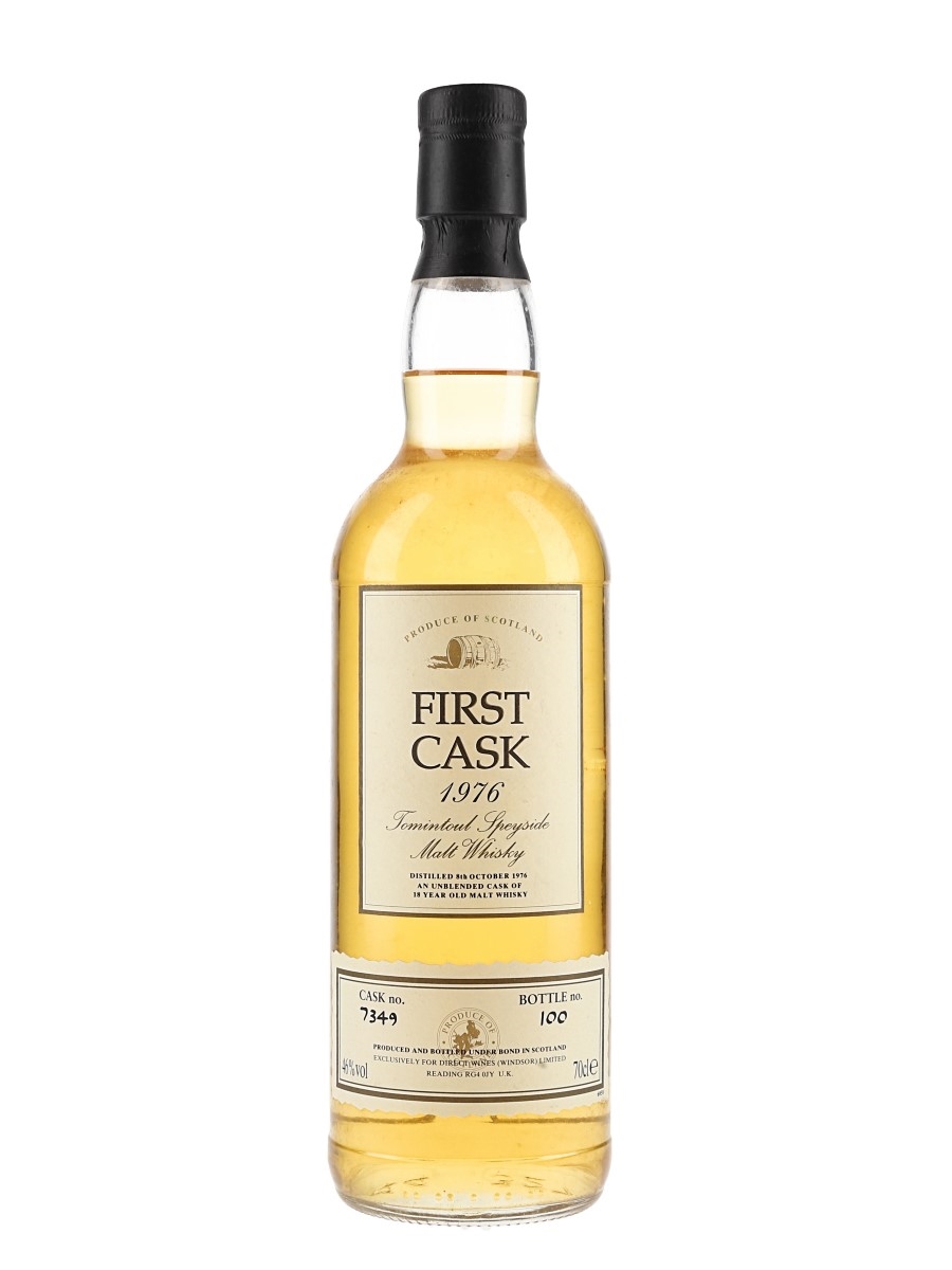 Tomintoul 1976 18 Year Old Cask 7349 First Cask 70cl / 46%
