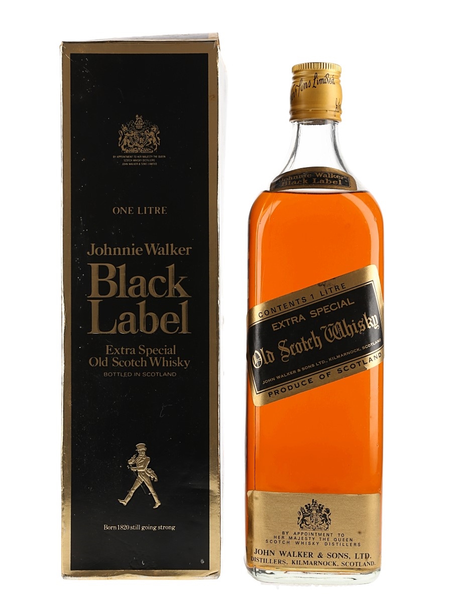 Johnnie Walker Black Label Extra Special Bottled 1980s 100cl / 43%