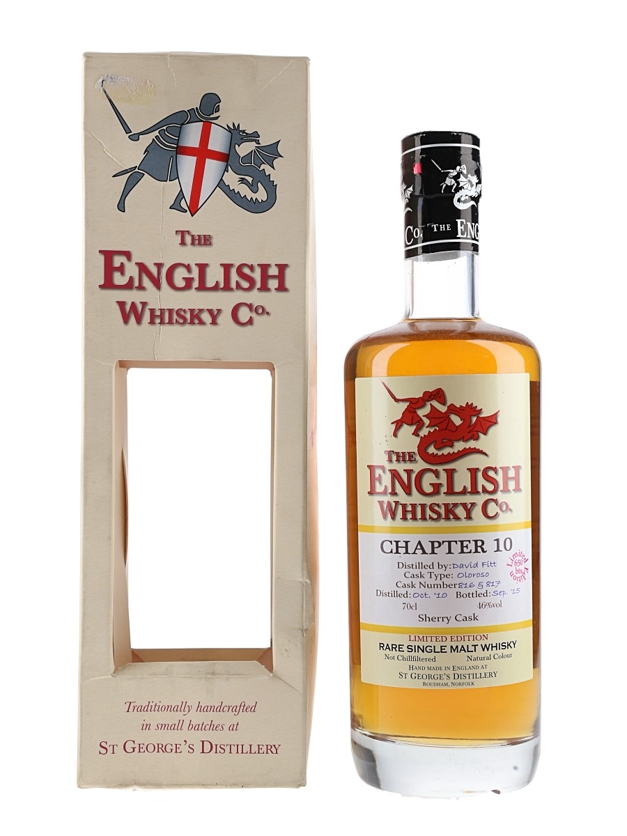 The English Whisky Co. Chapter 10 Bottled 2015 70cl / 46%