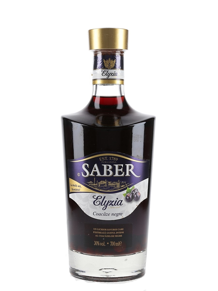Saber Elyzia Black Blueberry Liqueur 70cl / 30%