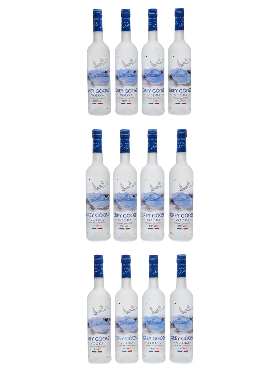 Grey Goose Vodka Case of Twelve Bottles 12 x 70cl / 40%