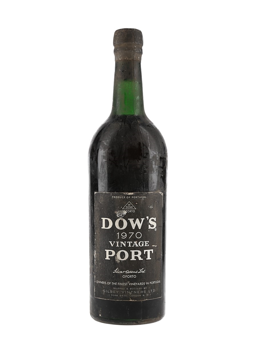 1970 Dow's Vintage Port Shipped & Bottled By Gilbey Vintners Ltd., London 75cl