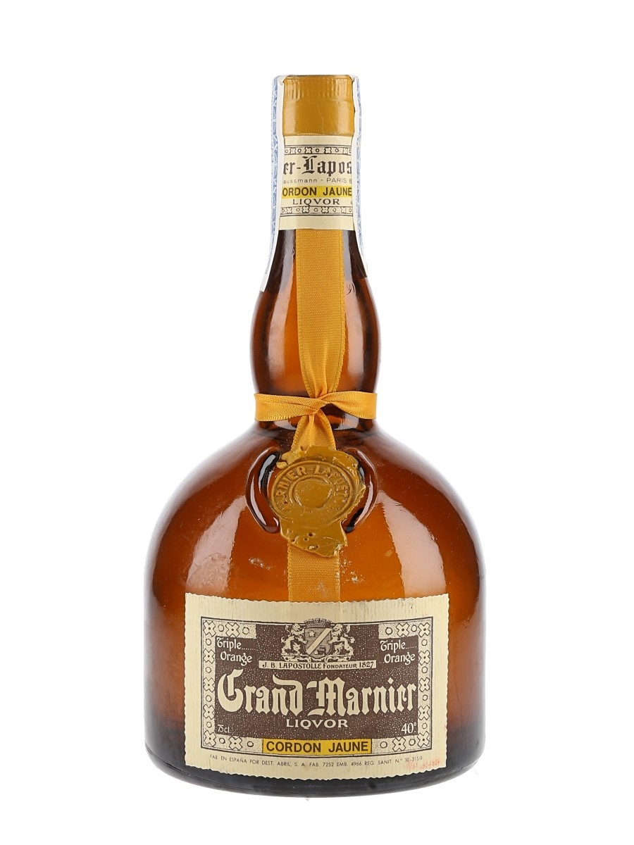 Grand Marnier Cordon Jaune Liqueur Bottled 1970s-1980s - Spain 75cl / 40%