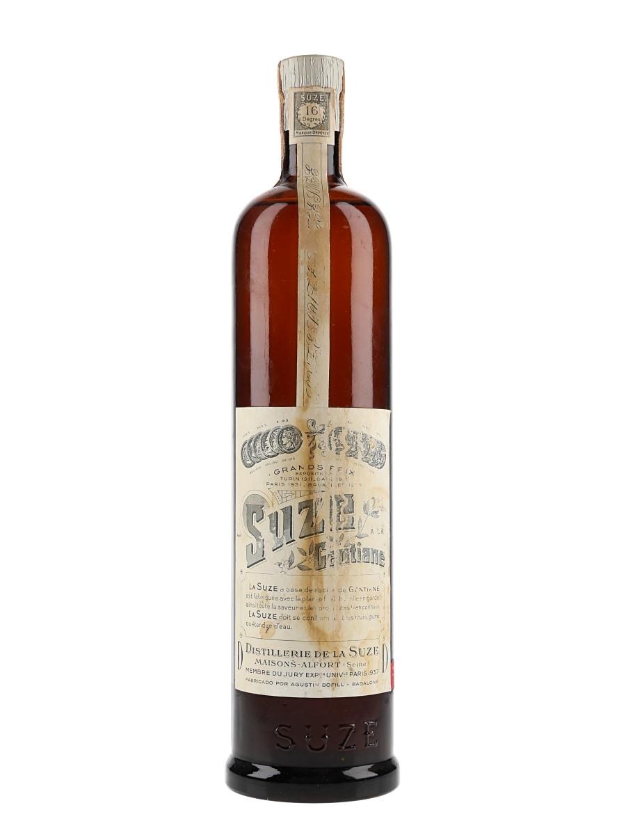 Suze Gentiane Bottled 1940s-1950s - Augustin Bofill 100cl / 16%