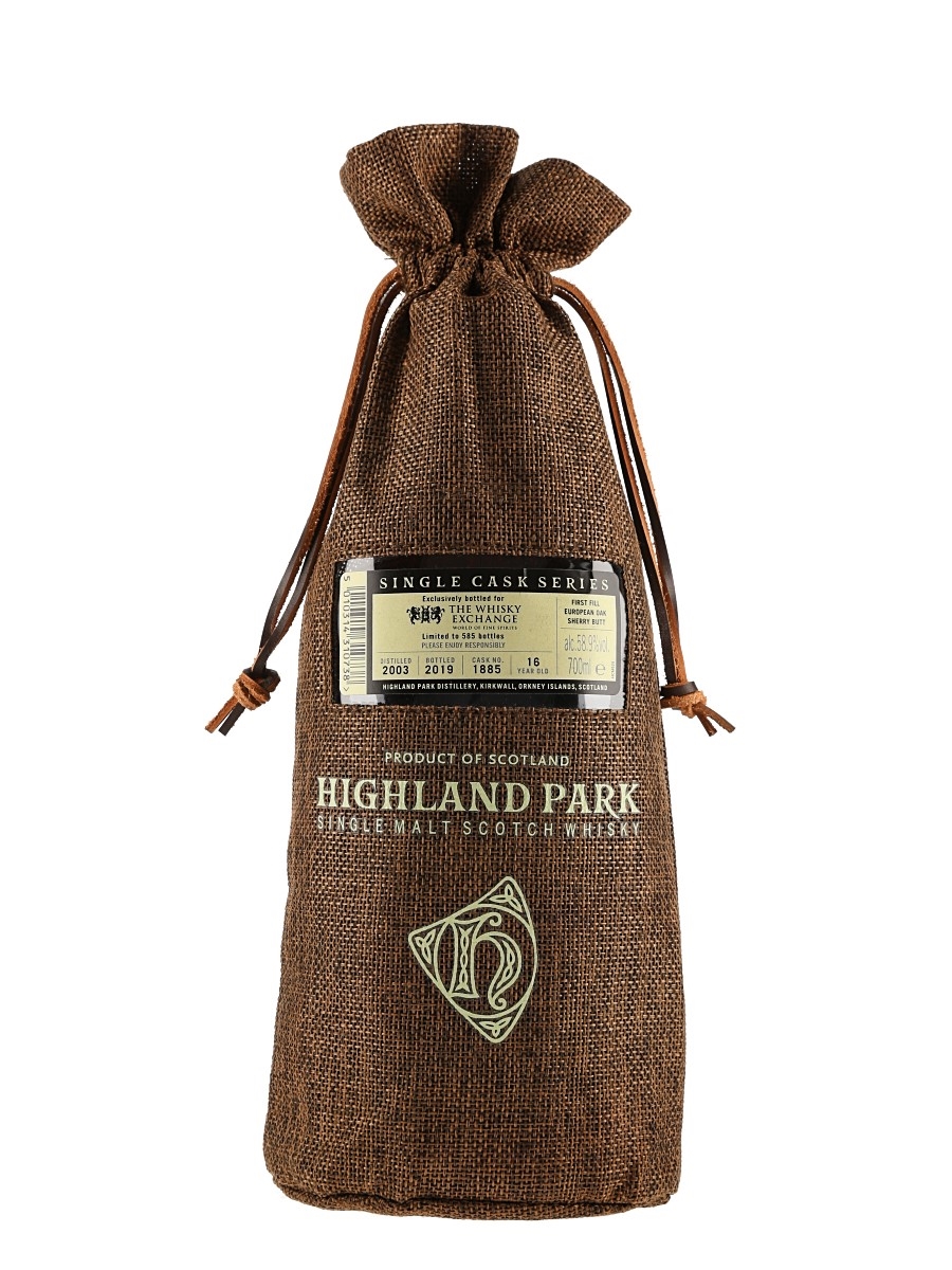Highland Park 2003 16 Year Old Single Cask 1885 - Lot 157338 - Buy