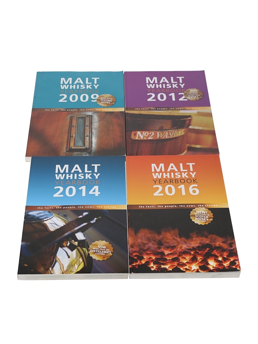 Malt Whisky Yearbooks 2009, 2012, 2014, 2016 