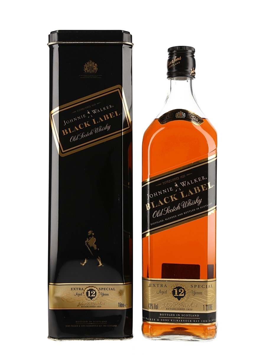 Johnnie Walker Black Label Extra Special 12 Year Old - Lot