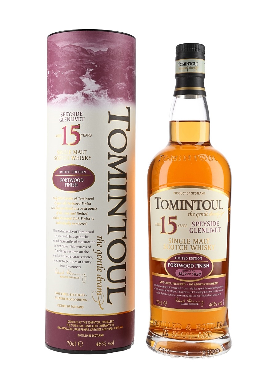 Tomintoul 15 Year Old Limited Edition Portwood Finish 70cl / 46%