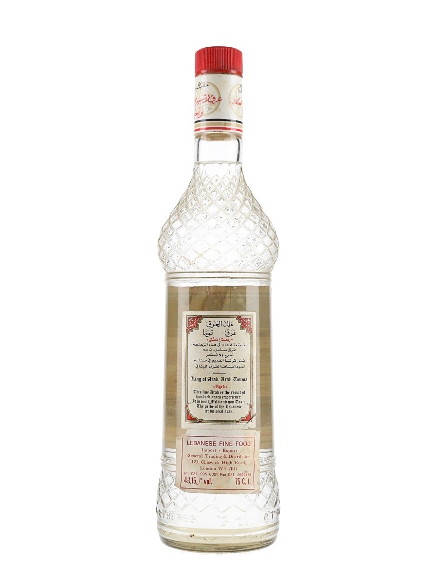 Arak Touma King of Arak Lot 154053 Buy Sell Spirits Online