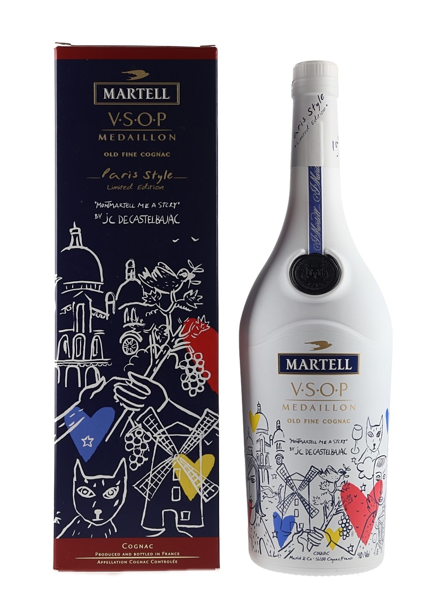 Martell Medaillon VSOP Paris Style Limited Edition - Bottled 2014 100cl / 40%