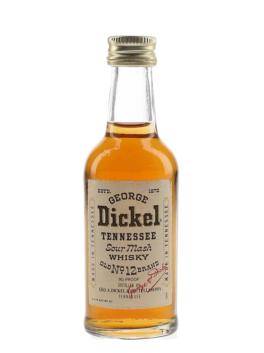 George Dickel No.12 Brand Bottled 1980s 5cl / 45%