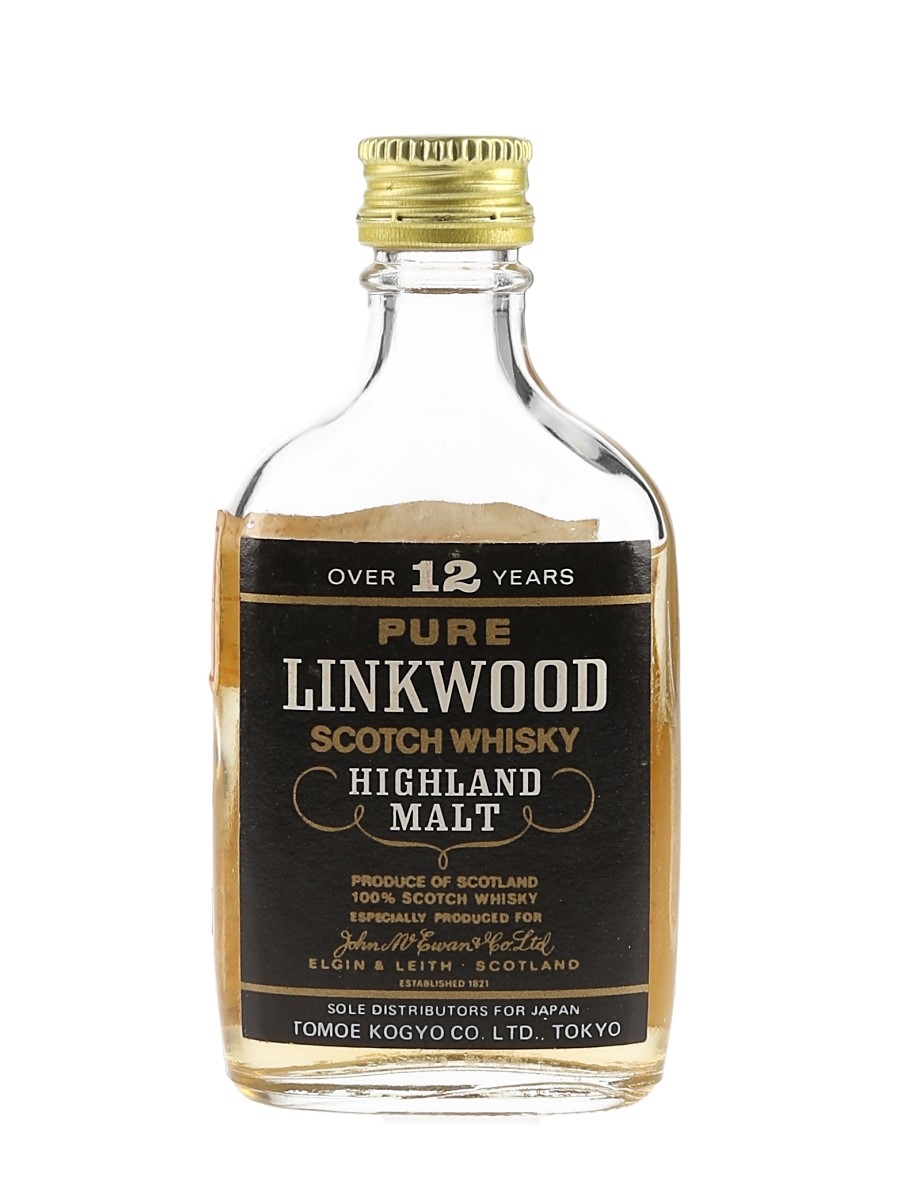 Linkwood 12 Year Old Bottled 1970s - Japanese Import 4.8cl / 43%